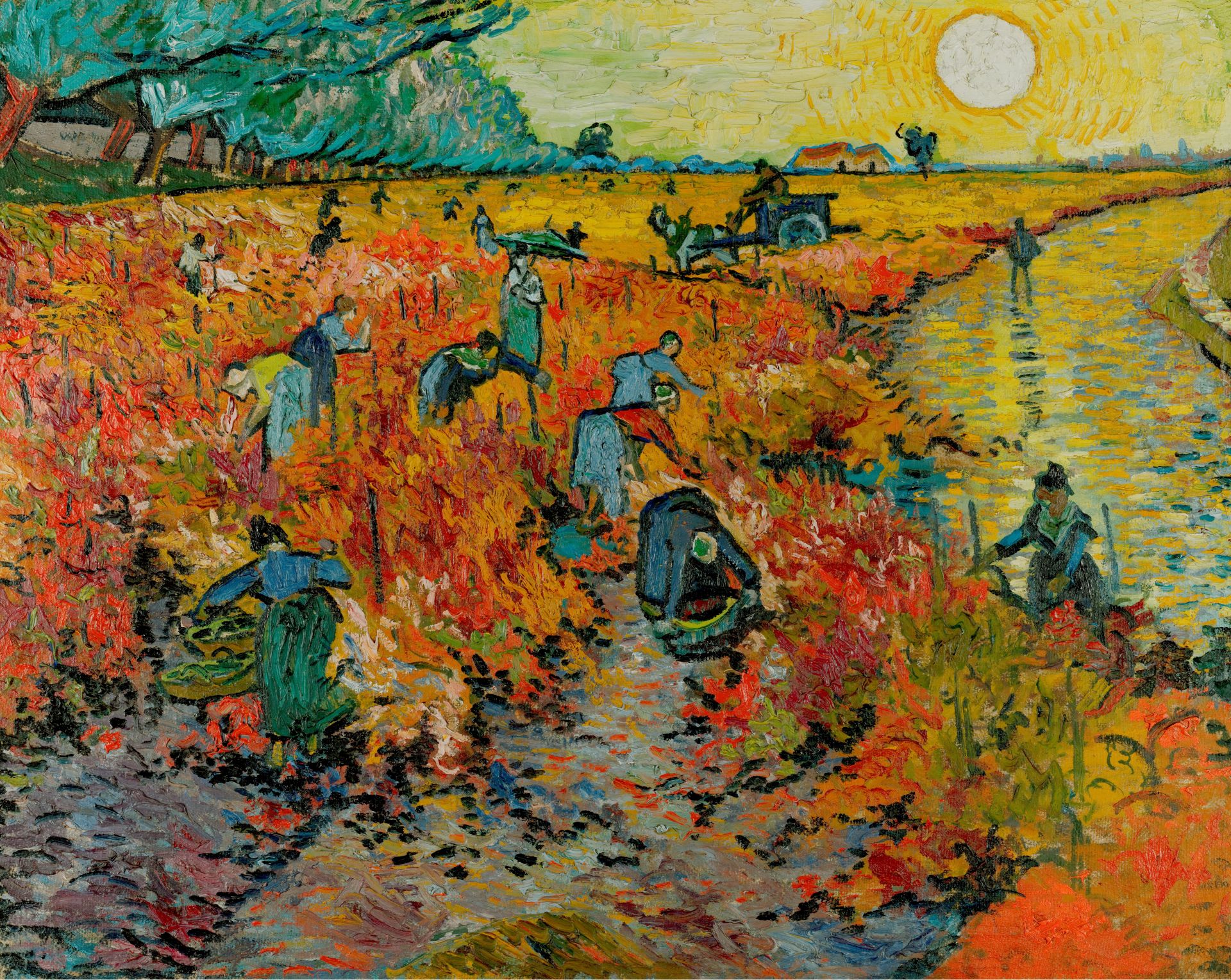 Vincent van Gogh - Red Vineyard at Arles 
